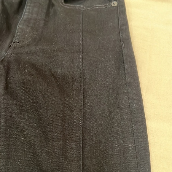 RAG AND BONE BLACK SLIT JEANS SIZE 25 - Picture 12 of 13